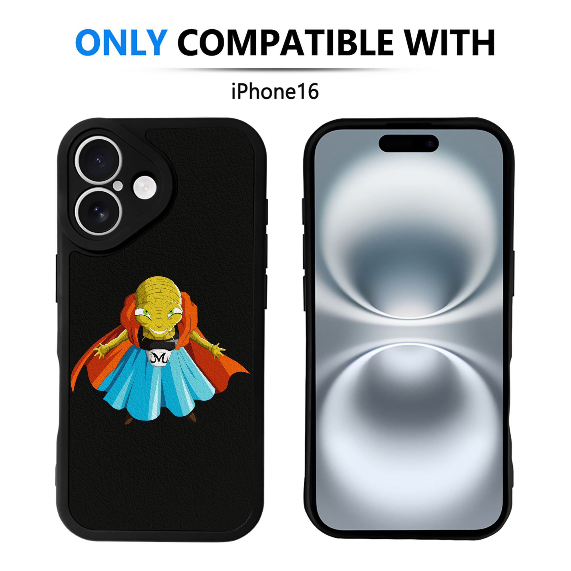 （画像用） ドラゴンボール DRAGON BALL 【iPhone 16シリーズ対応】シリコンスマホケース（レザー調） 材質：シリコン